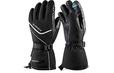 OlarHike Waterproof Winter Ski Gloves for Men and Women