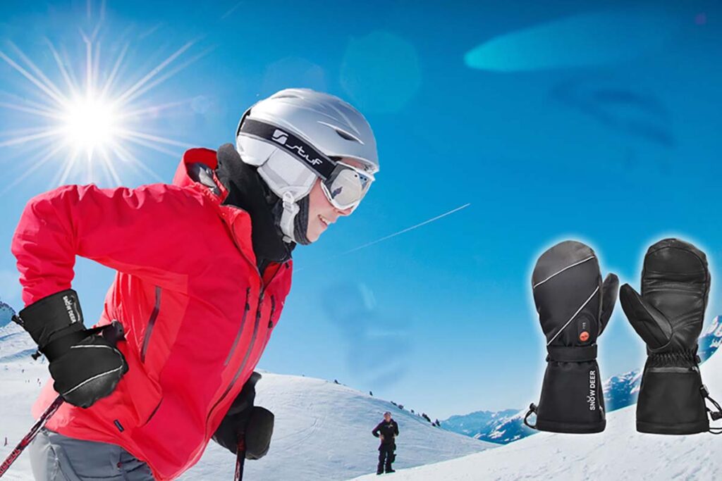 Snow Deer Heated Ski Gloves for Men and Women